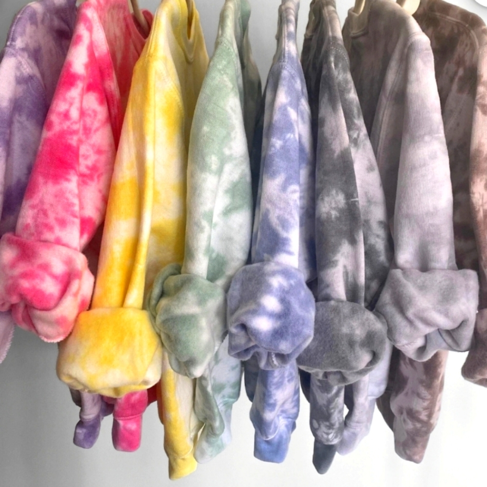 Tie dye crewneck sweatshirt